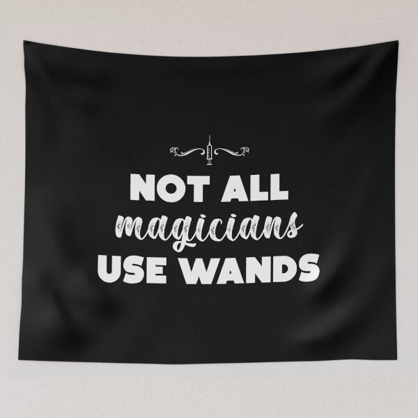 Item preview, Not All Magicians Syringe Cosmetic Nurse Injector graphic designed and sold by jakehughes2015.