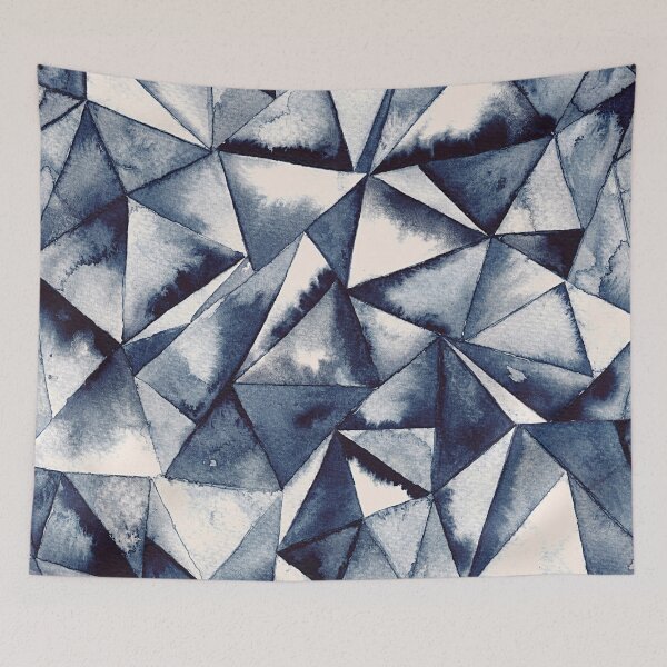 Item preview, Geometric abstract polygon triangles pattern designed and sold by cutecrazytshirt.