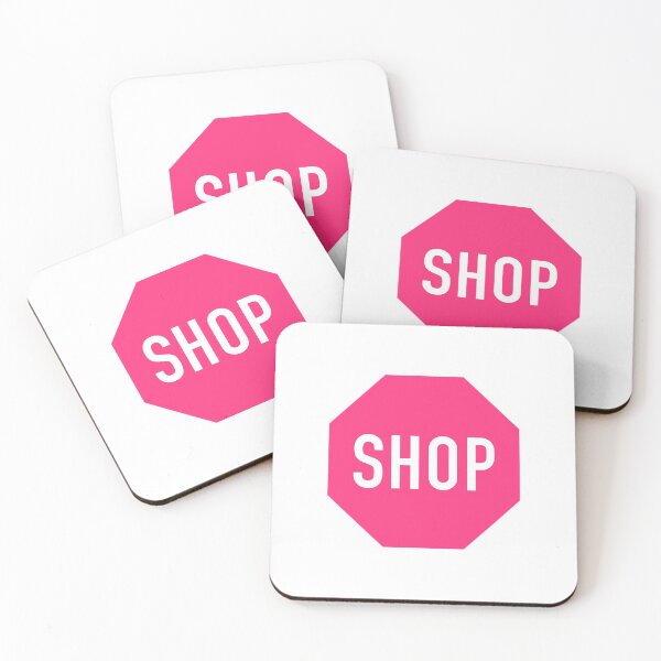 Item preview, pink shop sign designed and sold by lizziesumner.