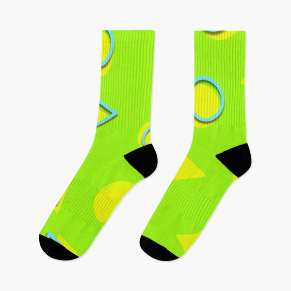 Item preview, Fun Minimal Indie Shapes Pattern - Green & Yellow  designed and sold by Julian Adams.