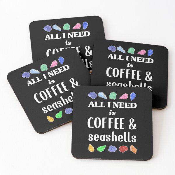 Item preview, Coffee Seashells Collector Shelling print designed and sold by jakehughes2015.