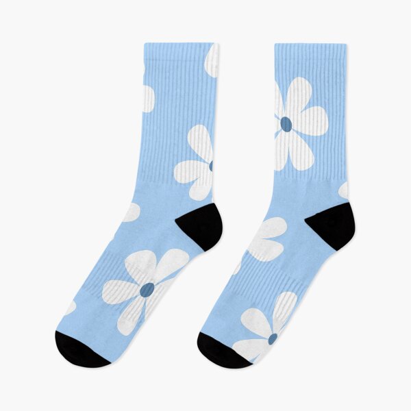 Item preview, Indie Minimal Blue Flower Pattern designed and sold by Julian Adams.