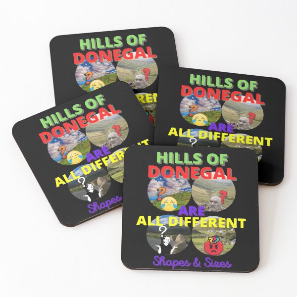 Item preview, HILLS OF DONEGAL ARE ALL DIFFERENT SHAPES & SIZES designed and sold by OliDesigns.