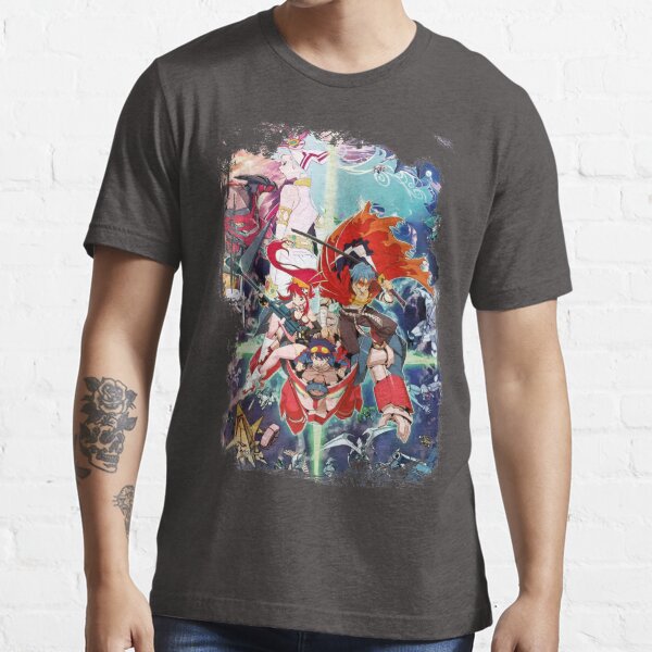 "Gurren Lagann Characters Gurren Lagann Tengen Toppa Anime Grunge
