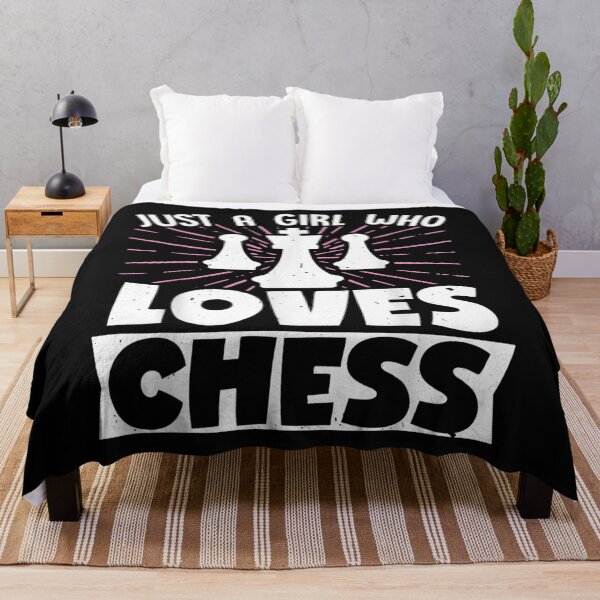 Item preview, Just A Girl Who Loves Chess Vintage Chess Player designed and sold by SnowStore98.
