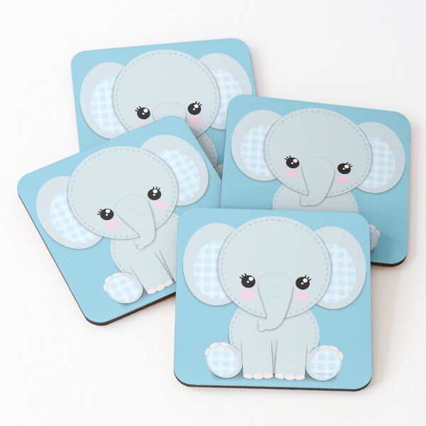 Item preview, Little Blue Elephant designed and sold by ArteAnnie.