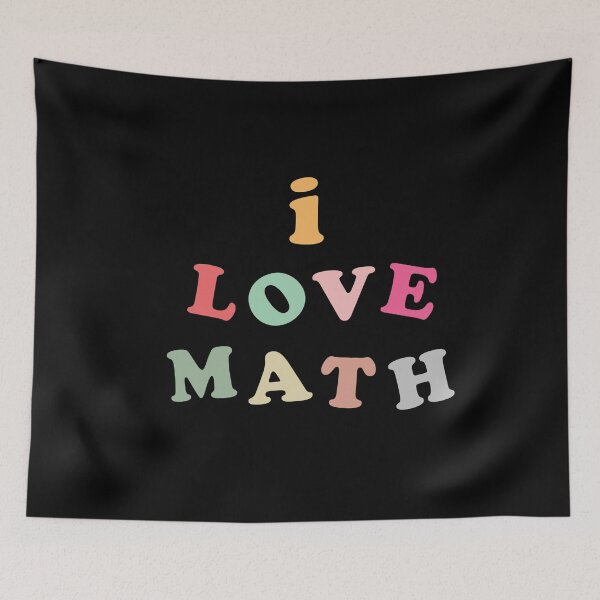Item preview, I love math designed and sold by empathylife.