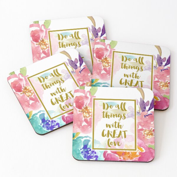 Item preview, Do All Things with Great Love designed and sold by Amy Brinkman.