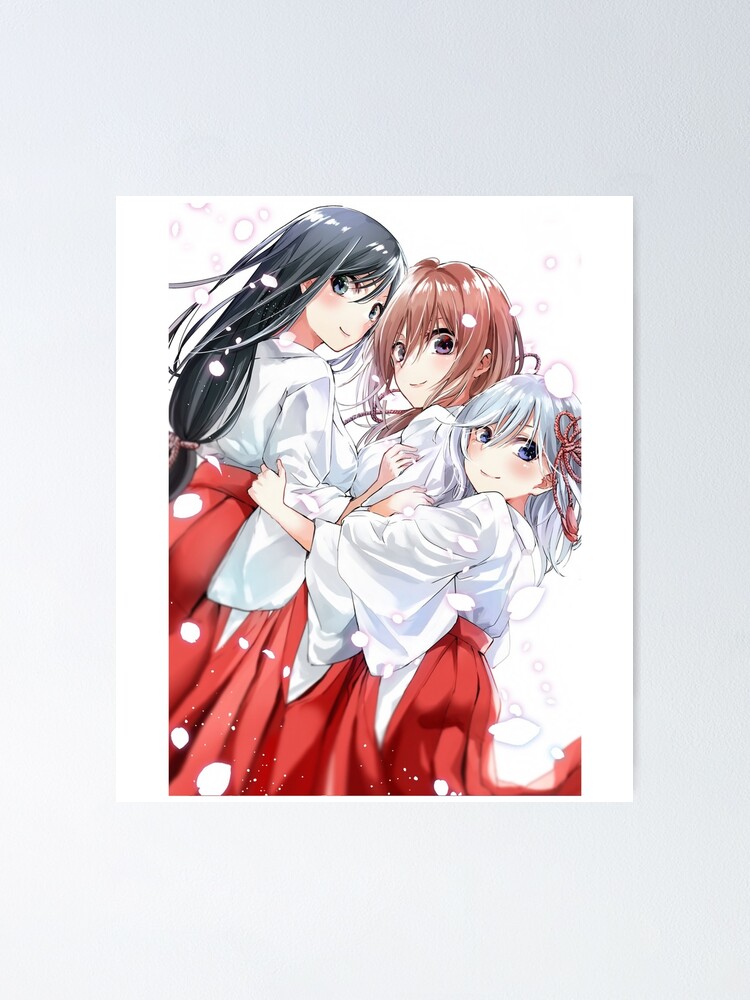 Matchmaking of the Amagami Household Girls Yae Asahi and Yuna Poster for  Sale by BishoujoDesign