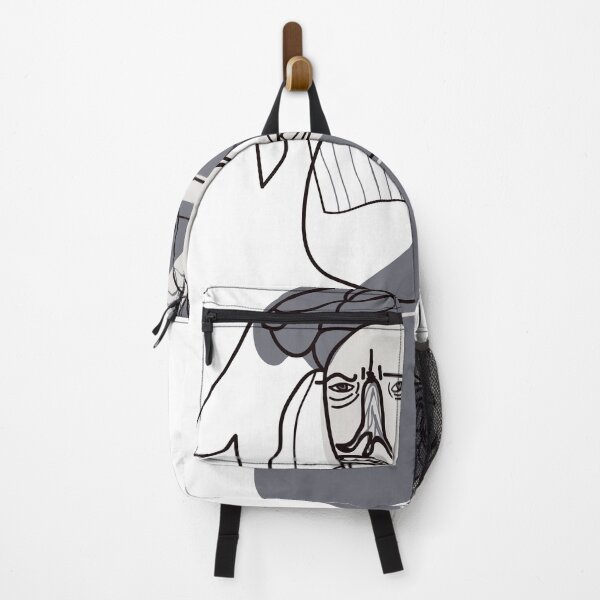 Item preview, Black and white fish man designed and sold by ArtinaStudio.