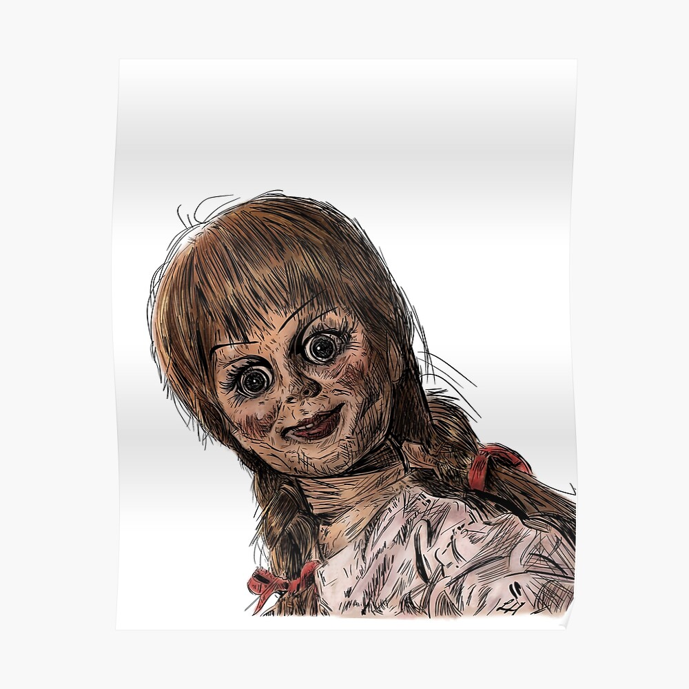 Step by Step Tutorial In Adobe Photoshop - Drawing Annabelle Doll - Part 2  — Steemit