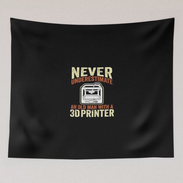 Item preview, Never Underestimate An Old Man With A 3D Printer designed and sold by Animoxz3.