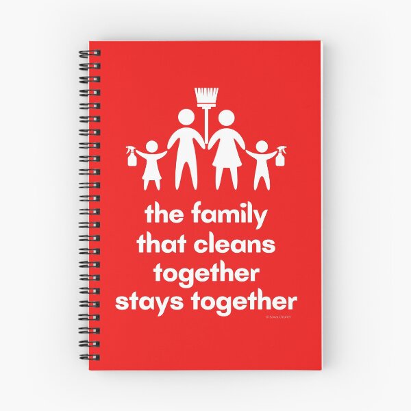Item preview, The Family That Cleans Together Broom and Spray Bottle Fun designed and sold by SavvyCleaner.