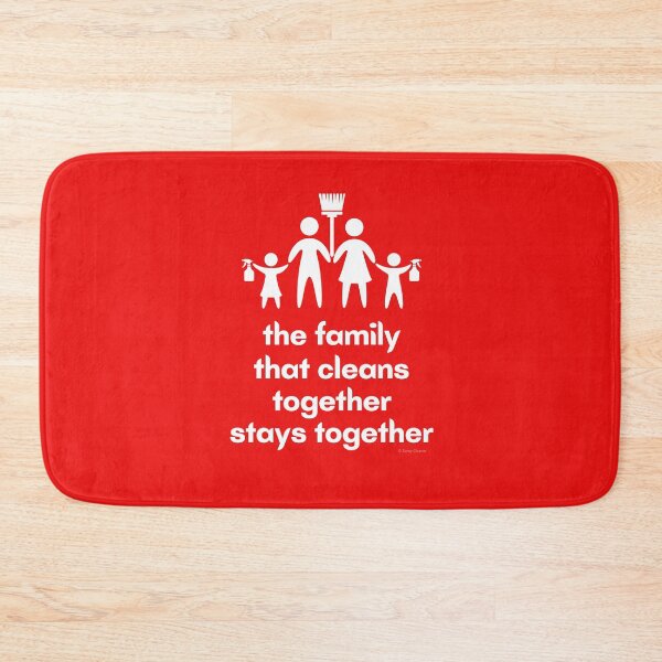 Item preview, The Family That Cleans Together Broom and Spray Bottle Fun designed and sold by SavvyCleaner.