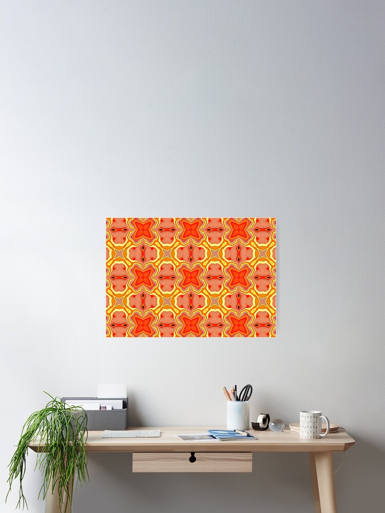 Thumbnail 2 of 3, Poster, Long Fingers Club Pattern designed and sold by Sector18.