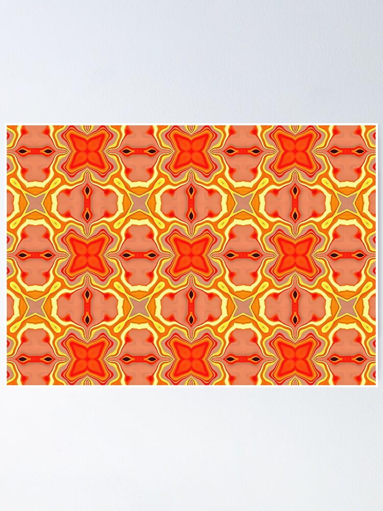 Thumbnail 1 of 3, Poster, Long Fingers Club Pattern designed and sold by Sector18.