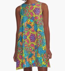 Psychedelic LSD Trip Ornament 0006 A-Line Dress