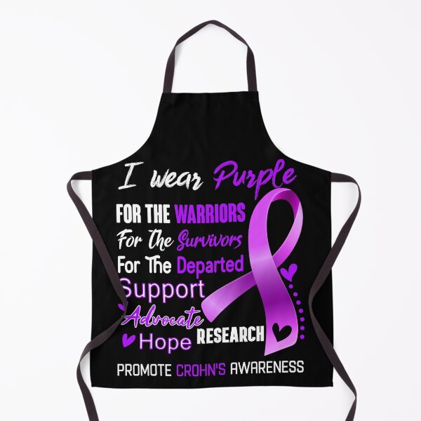 Item preview, I Wear Purple For The Warriors Promote Crohn's Awareness designed and sold by hvoid41.