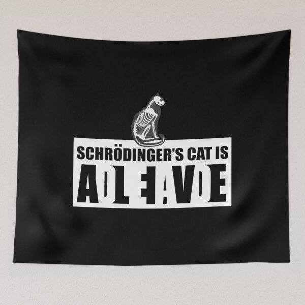 Item preview, Schrödinger's cat is ADLEIAVDE designed and sold by Alema Art.