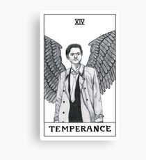 Temperance ~ Castiel Tarot Card Canvas Print