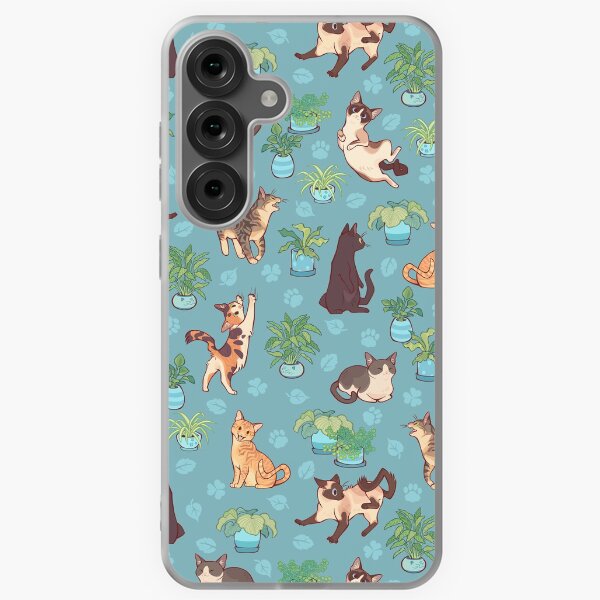 Michis douillets en bleu Coque souple Samsung Galaxy
