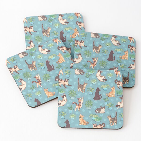 Item preview, Cozy michis in blue designed and sold by Colordrilos.