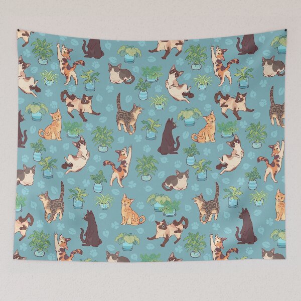 Item preview, Cozy michis in blue designed and sold by Colordrilos.