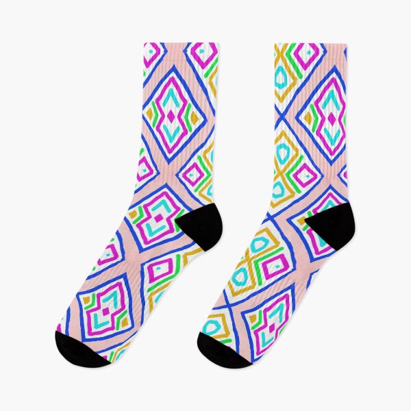 Item preview, Just Joking Pink Blue Green Yellow Purple Pattern designed and sold by Sector18.