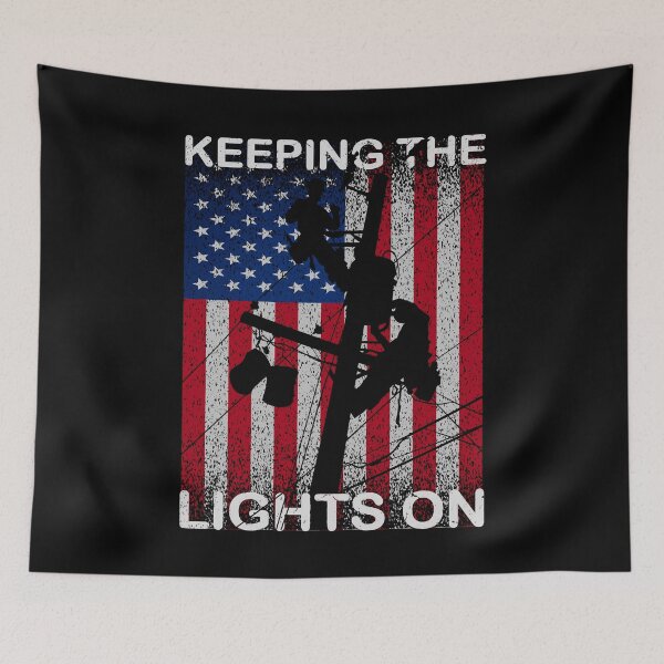 Item preview, Lineman (keeping the lights on) American power designed and sold by mo-stuff.