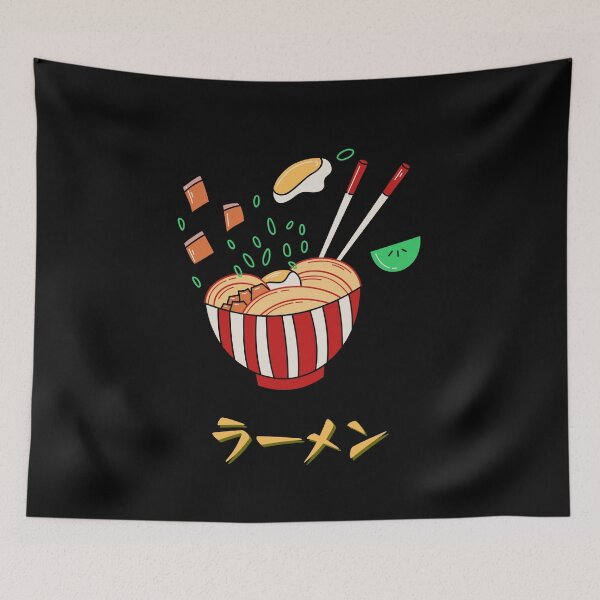 Item preview, japanese ramen noodles kanji designed and sold by Bizarro23.