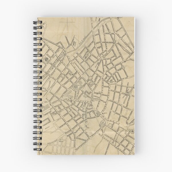 Artikelvorschau, Vintage Karte von Birmingham England (1809) entworfen und verkauft von BravuraMedia.