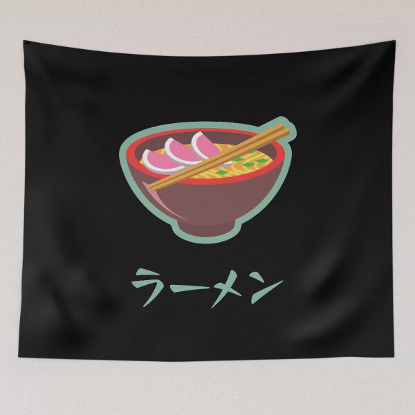 Item preview, japanese ramen noodles kanji designed and sold by Bizarro23.