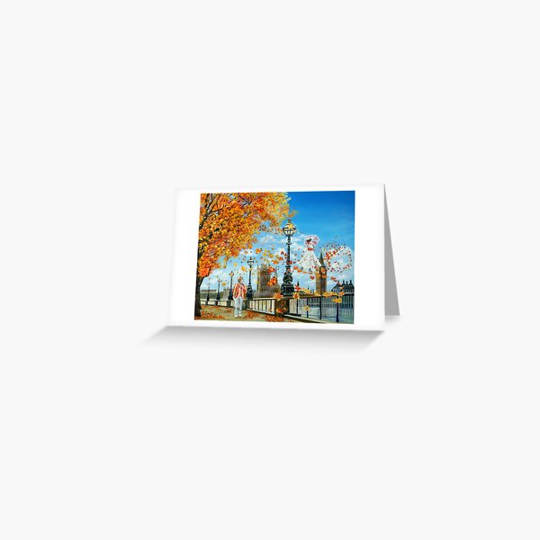 Mary Poppins painting “Supercalifragilisticexpialidocious” Greeting Card