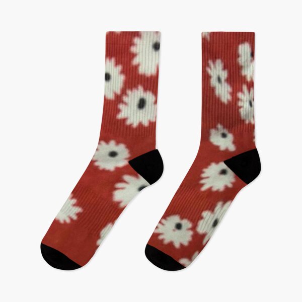 Item preview, Red Floral Print, fabric pattern, daisy,  designed and sold by Nostrathomas66.