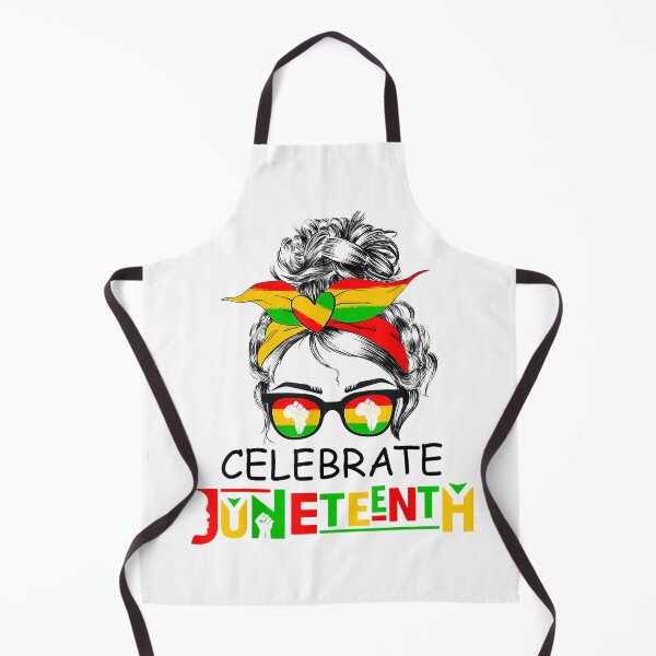 Item preview, Black Women Messy Bun Juneteenth Celebrate Indepedence Day designed and sold by Miaramar.