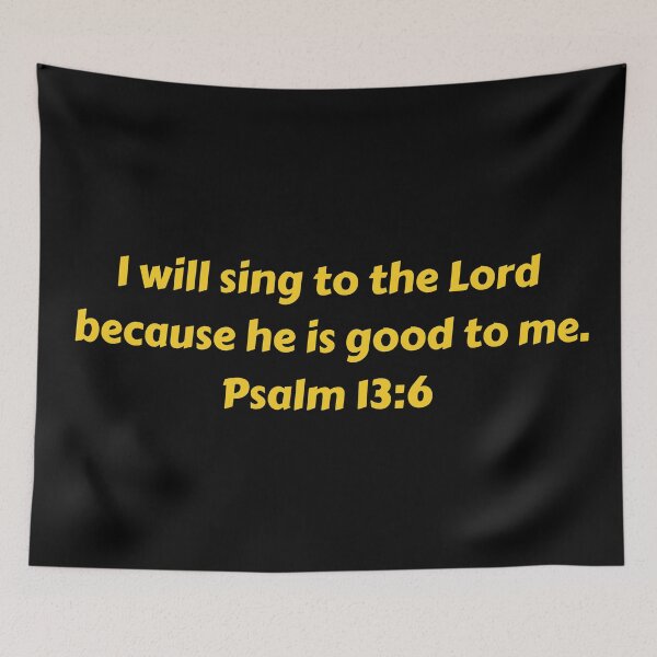 Item preview, Bible Verse Psalm 13:6 designed and sold by Prayingwarrior.
