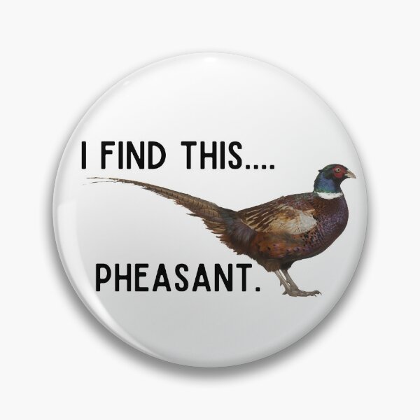 Item preview, I find this pheasant bird pun designed and sold by TheWaterBirds.