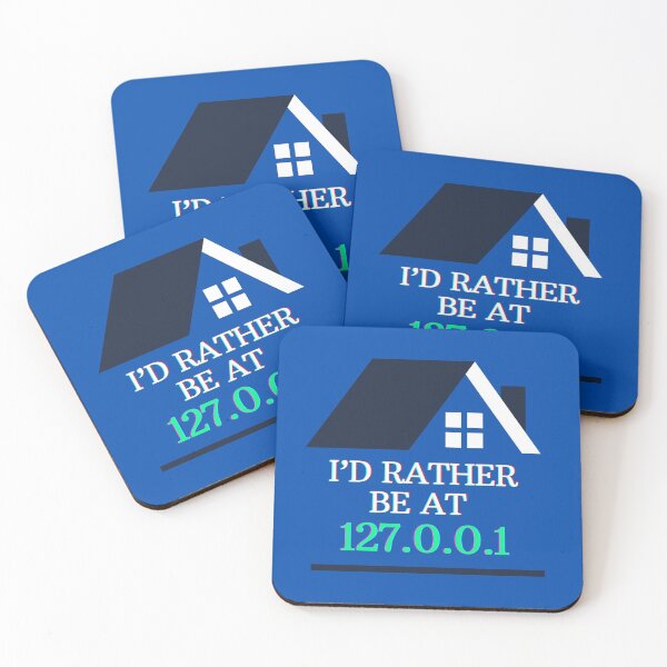 Item preview, I'd Rather be at 127.0.0.1 (Home) | Geeky Network Tech Design designed and sold by GeekFlex.