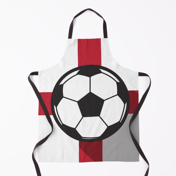 Artikelvorschau, England Fußball - Fußball-Symbol mit England-Flagge-Hintergrund entworfen und verkauft von WearWolfDesigns.