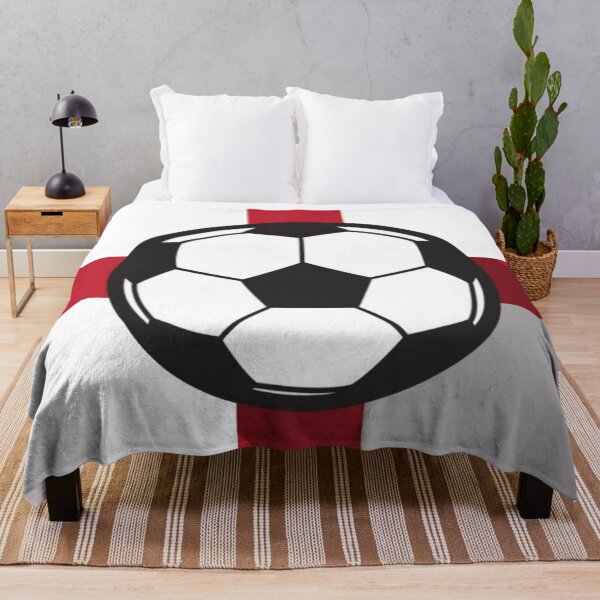 Item preview, Fútbol de Inglaterra - Icono de fútbol con fondo de bandera de Inglaterra designed and sold by WearWolfDesigns.