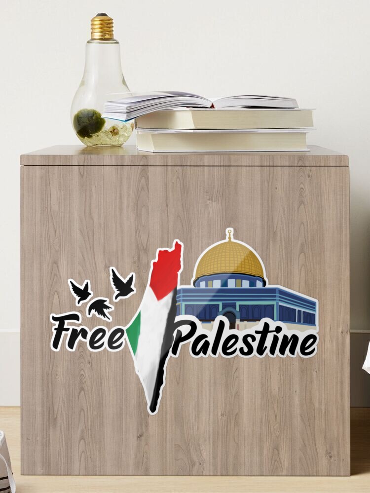 Palestinian Flag & Dome of the Rock Stamp Sticker – WATAN