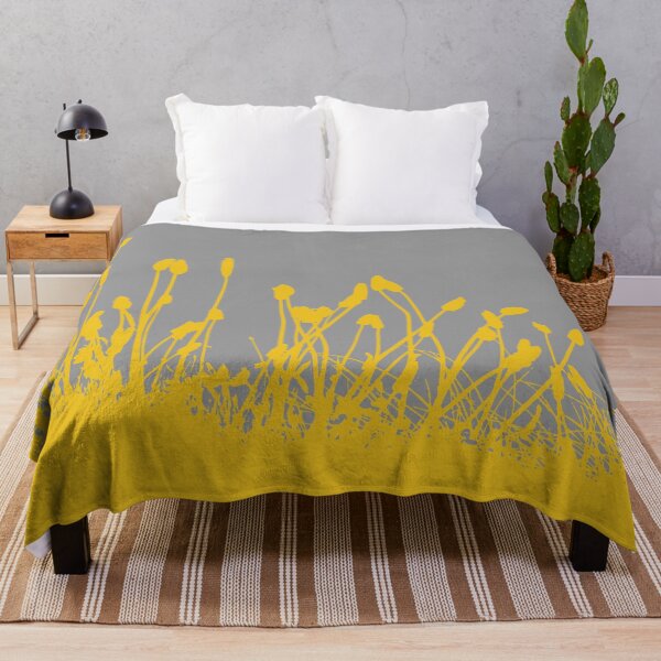 Item preview, WILDFLOWERS - MUSTARD YELLOW, SILHOUETTE designed and sold by 5hertz.