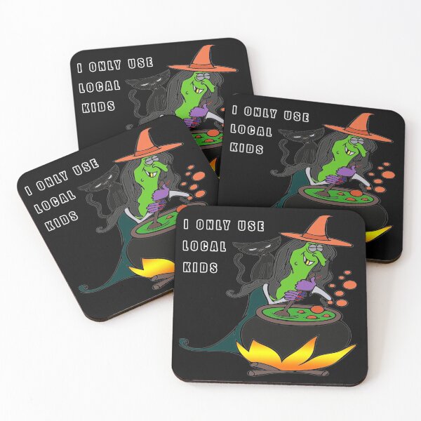 Item preview, I only use local kids Halloween witch and cat cooking designed and sold by twobillion.
