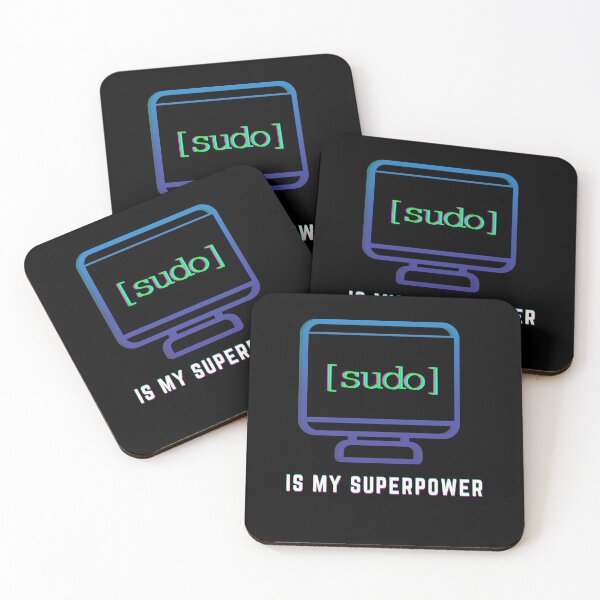 Item preview, "Sudo is my Super Power" | Linux Techy Joke Design designed and sold by GeekFlex.