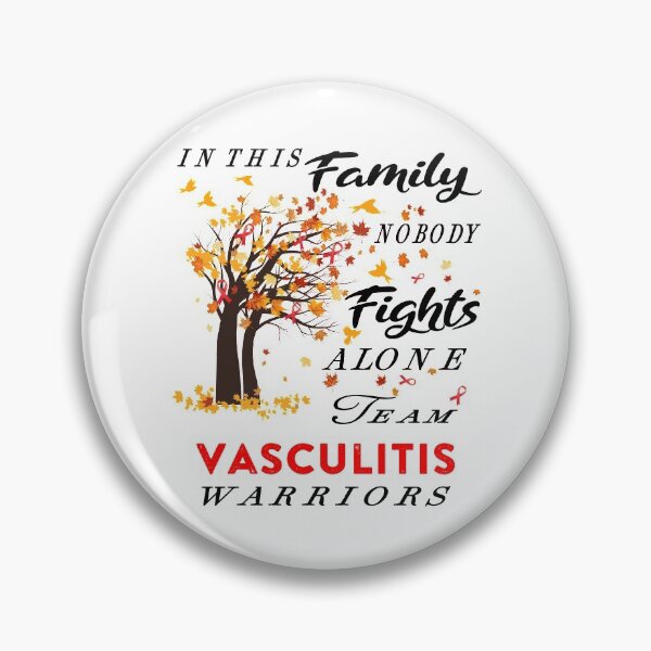Item preview, In This Family No One Fight Alone Vasculitis Awareness ribbon tree designed and sold by radianen.