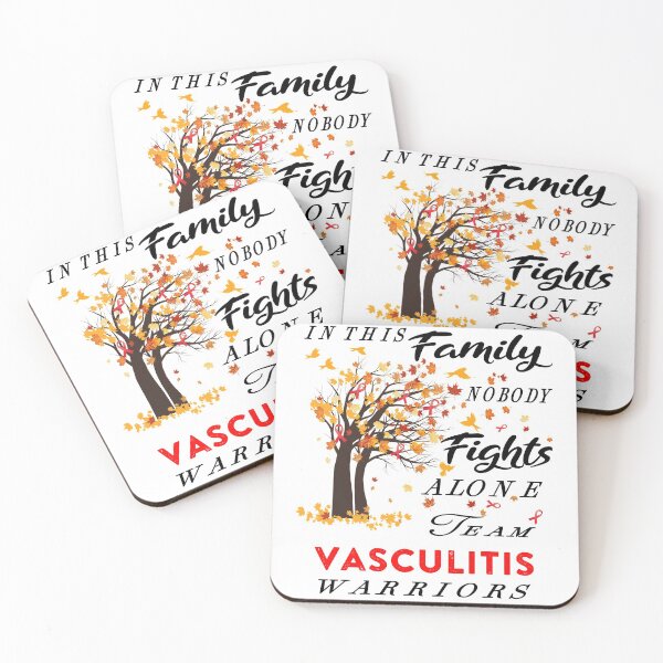 Item preview, In This Family No One Fight Alone Vasculitis Awareness ribbon tree designed and sold by radianen.