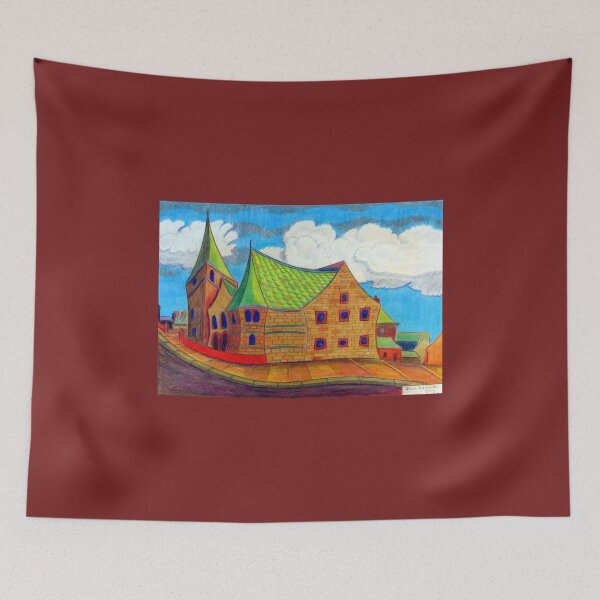 Item preview, 382 - BETHLEHEM CHAPEL, RHOSLLANERCHRUGOG - 02 - DAVE EDWARDS - COLOURED PENCILS - 2013 designed and sold by BLYTHART.