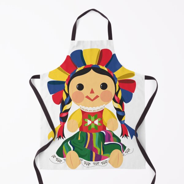 Item preview, Mexican Doll, Maria. Mexican Otomi Doll. Traditional Mexican Rag Doll designed and sold by Akbaly.