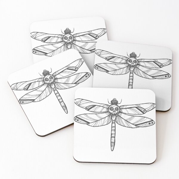Item preview, Dragonfly (Skull) designed and sold by Lewis-Designs.