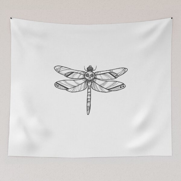 Item preview, Dragonfly (Skull) designed and sold by Lewis-Designs.